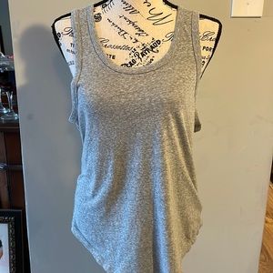 J.Crew Gray sleeveless tee-Sz-XS-loose fitting. Smoke free home-great condition